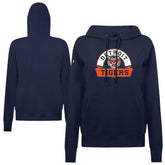 Detroit Tigers Levelwear Women's Adorn Banner Arch Hoodie Navy
