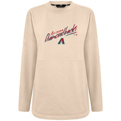 Arizona Diamondbacks Levelwear Women's Oversized Beaudry Sizzle Top Khaki