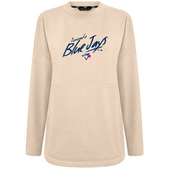 Toronto Blue Jays Levelwear Women's Oversized Beaudry Sizzle Top Khaki