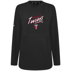Minnesota Twins Levelwear Women's Oversized Beaudry Sizzle Top Black
