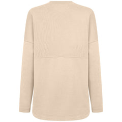 Los Angeles Angels Levelwear Women's Oversized Beaudry Sizzle Top Khaki