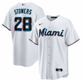 Kyle Stowers Miami Marlins Youth Home Replica Jersey White