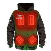 Philadelphia Eagles ActionHeat 5V Battery Heated Full-Snap Varsity Jacket - Kelly Green/Black online