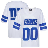 New York Giants Cuce Women's Rhinestone V-Neck Tunic - White sale
