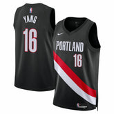 Yang Hansen Portland Trail Blazers Unisex Swingman Jersey - Icon Edition - Black shop