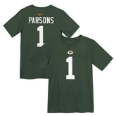 Micah Parsons Green Bay Packers Preschool Name & Number T-Shirt - Green for sale