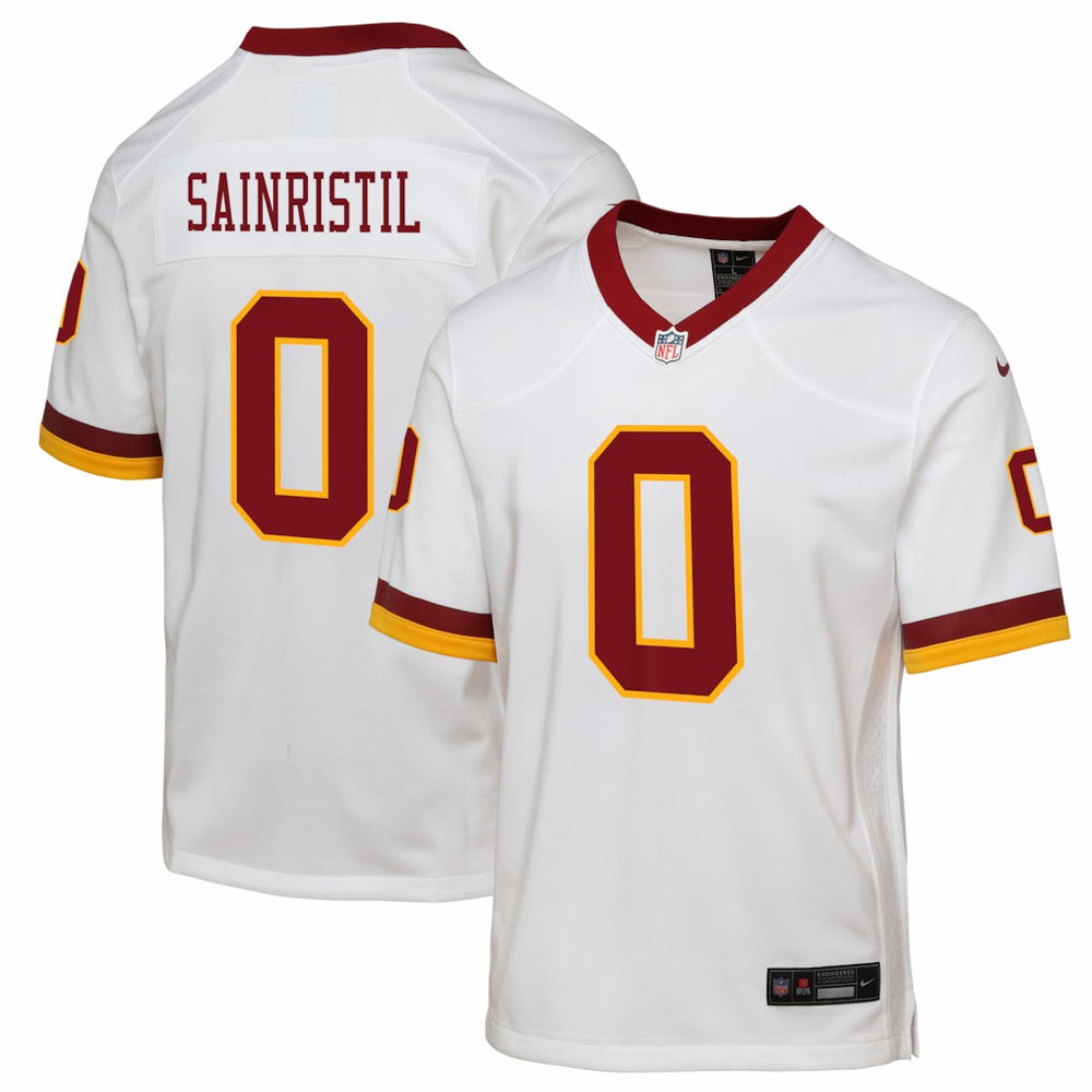 Mike Sainristil Washington Commanders Youth Alternate 2 Game Jersey - White sale