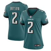 Jahan Dotson Philadelphia Eagles Women's Team Game Jersey - Midnight Green online