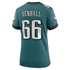 Drew Kendall Philadelphia Eagles Women's Team Game Jersey - Midnight Green sale