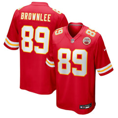Jason Brownlee Kansas City Chiefs Team Game Jersey - Red for sale