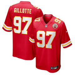 Ashton Gillotte Kansas City Chiefs Team Game Jersey - Red for sale