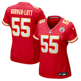 Omarr Norman-Lott Kansas City Chiefs Women's Team Game Jersey - Red for sale