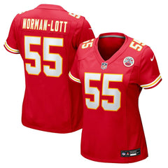 Omarr Norman-Lott Kansas City Chiefs Women's Team Game Jersey - Red for sale