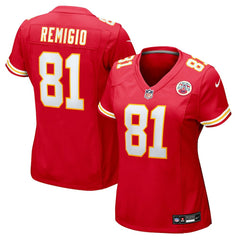 Nikko Remigio Kansas City Chiefs Women's Team Game Jersey - Red outlet