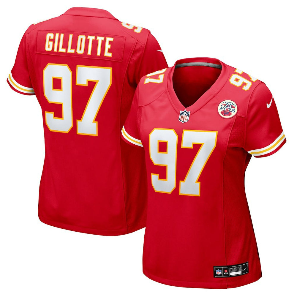 Ashton Gillotte Kansas City Chiefs Women's Team Game Jersey - Red outlet