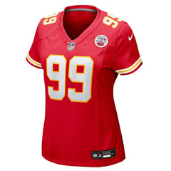 Jerry Tillery Kansas City Chiefs Women's Team Game Jersey - Red sale