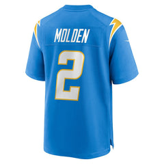 Elijah Molden Los Angeles Chargers Team Game Jersey - Powder Blue cheap