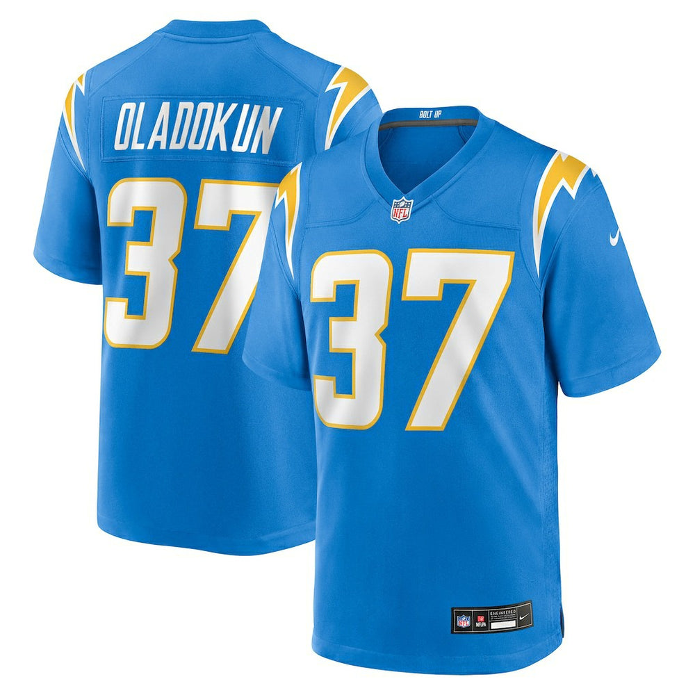 Jordan Oladokun Los Angeles Chargers Team Game Jersey - Powder Blue online