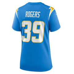 Eric Rogers Los Angeles Chargers Women's Team Game Jersey - Powder Blue discount