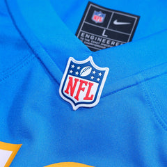 Nikko Reed Los Angeles Chargers Team Game Jersey - Powder Blue on sale
