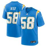 Marlowe Wax Los Angeles Chargers Team Game Jersey - Powder Blue cheap