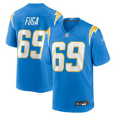 Josh Fuga Los Angeles Chargers Team Game Jersey - Powder Blue discount
