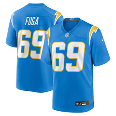 Josh Fuga Los Angeles Chargers Team Game Jersey - Powder Blue discount