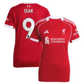 Alexander Isak Liverpool Women's 2025/26 Home Replica Player Jersey Discount - Red