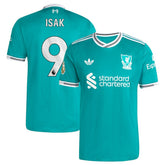 Alexander Isak Liverpool 2025/26 Third Player Jersey Discount - Green