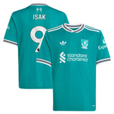 Alexander Isak Liverpool Youth 2025/26 Third Replica Player Jersey Discount - Green