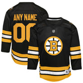 Boston Bruins Youth Home Custom Replica Jersey - Black Jerseys
