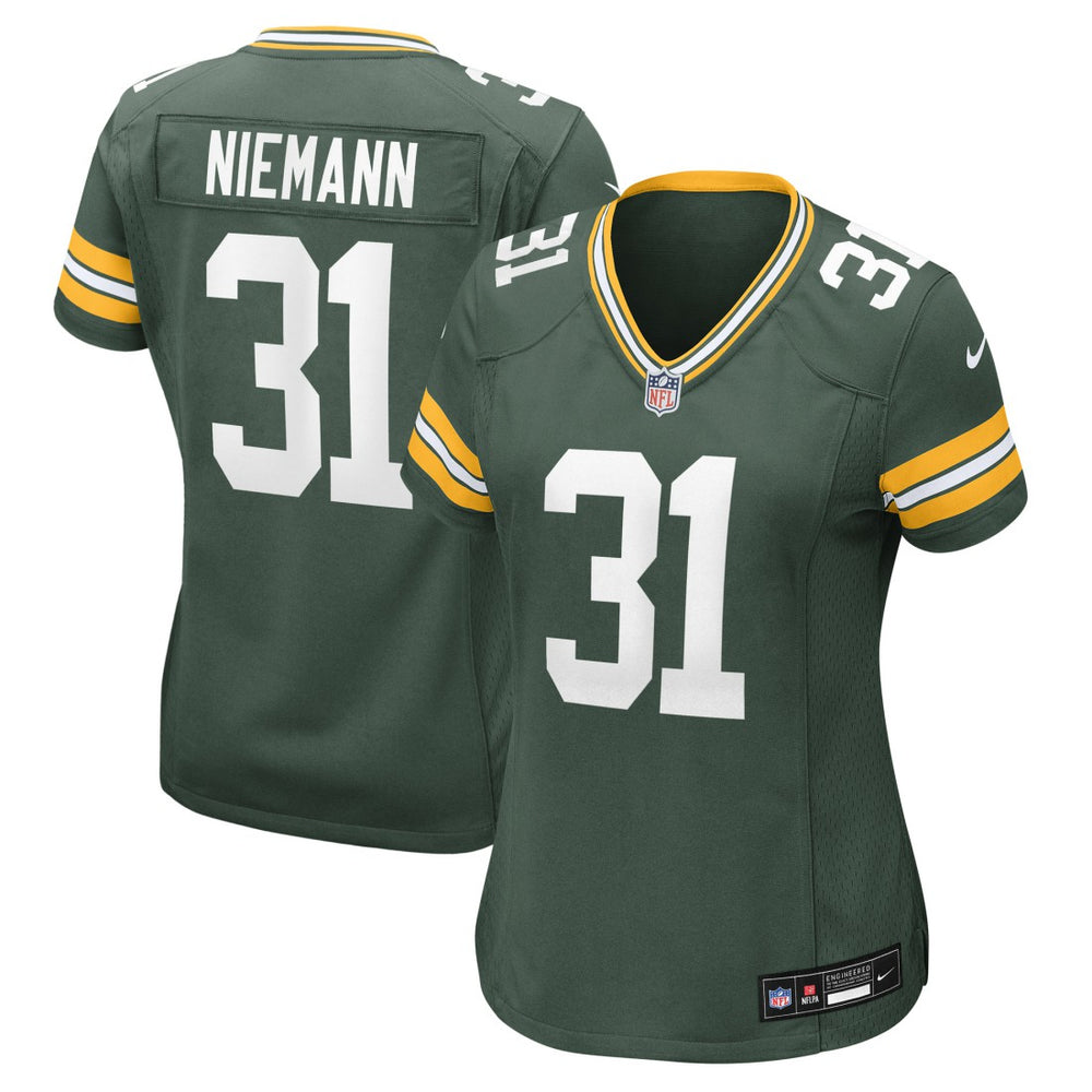Nick Niemann Green Bay Packers Women's Team Game Jersey - Green for sale