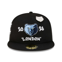 Memphis Grizzlies 2026 NBA Global Games London 59FIFTY Fitted Hat - Black shop