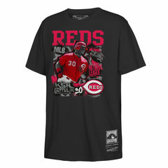 Ken Griffey Jr. Cincinnati Reds Youth Cooperstown Star Moment T-Shirt Black