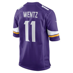 Carson Wentz Minnesota Vikings Team Game Jersey - Purple online