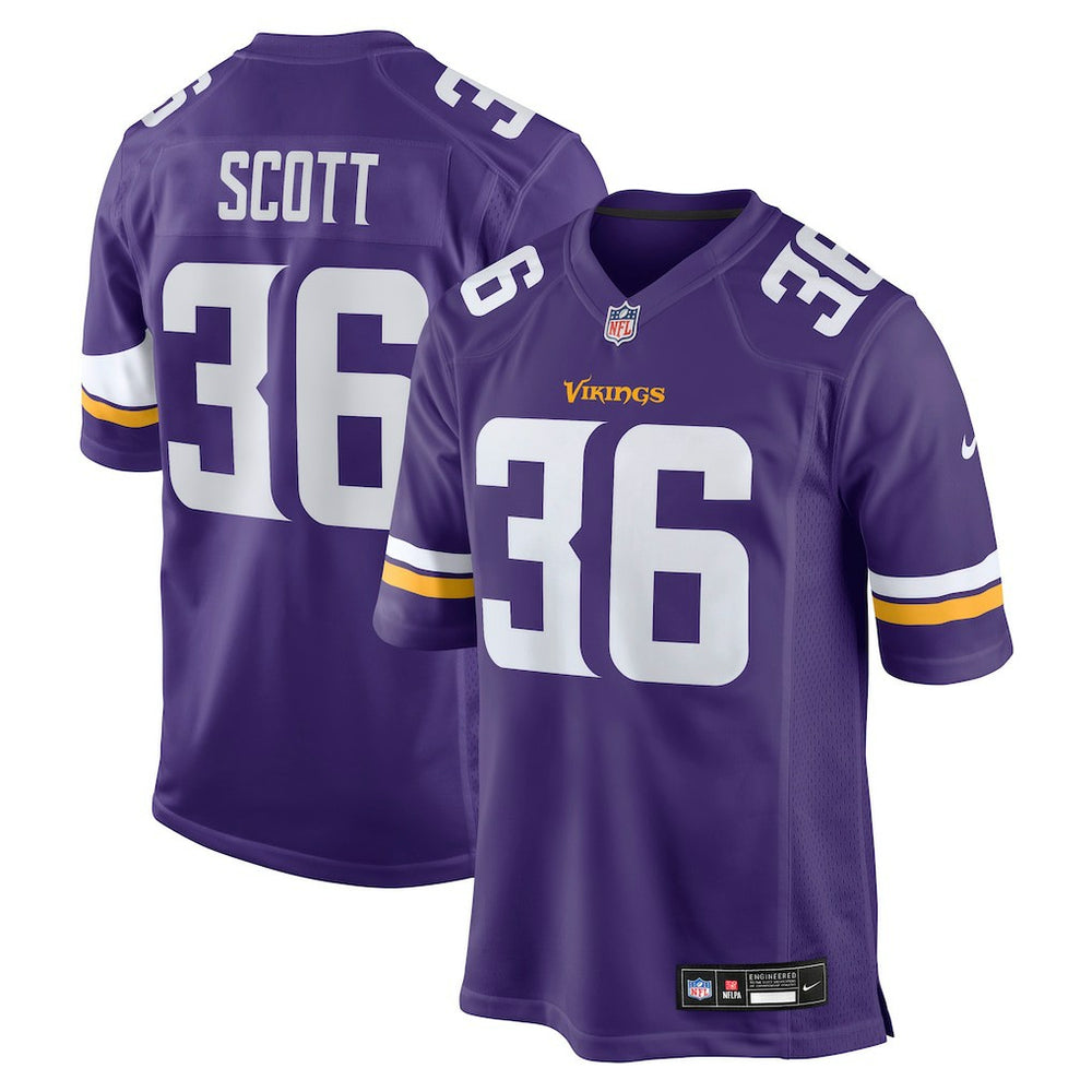 Zavier Scott Minnesota Vikings Team Game Jersey - Purple sale