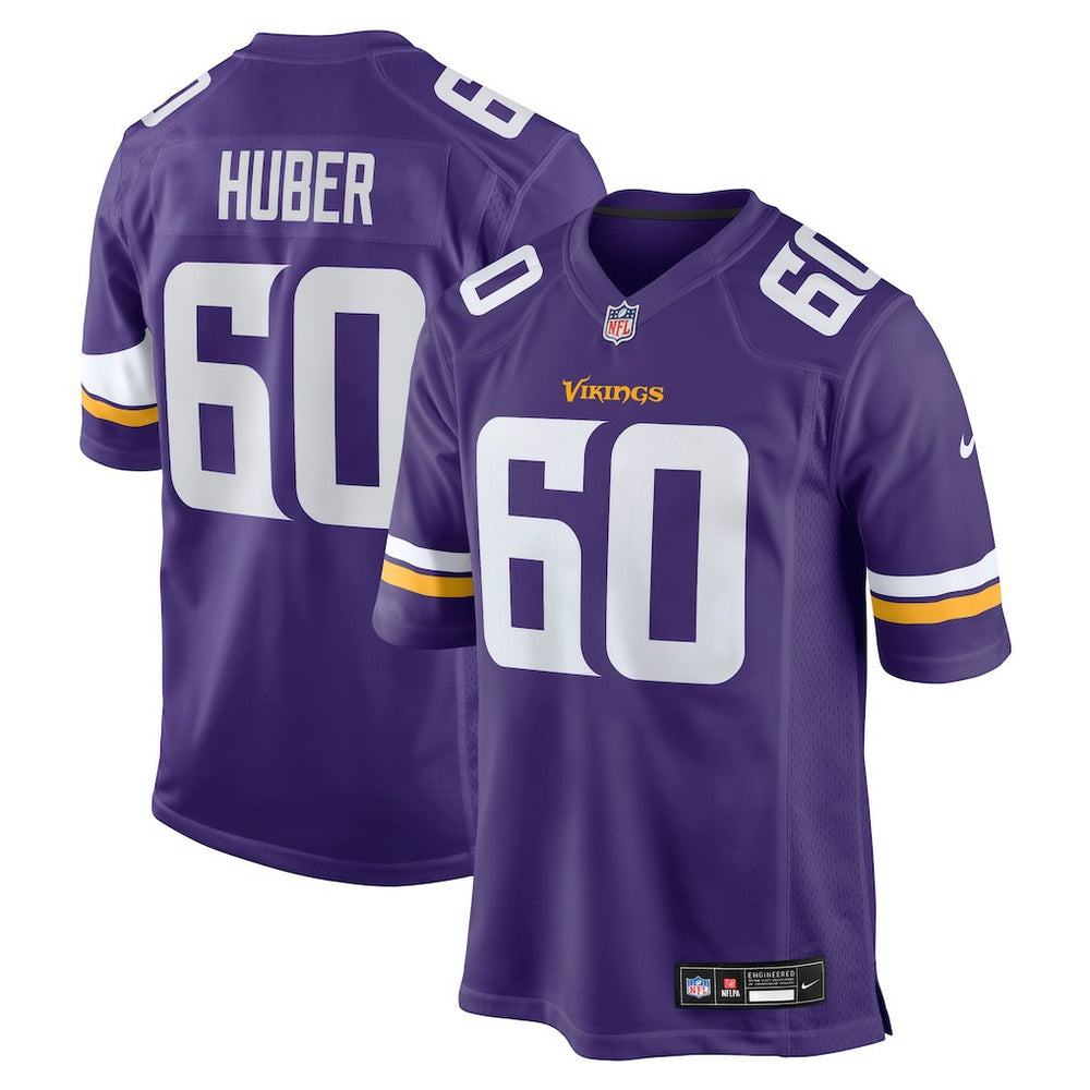 Joe Huber Minnesota Vikings Team Game Jersey - Purple cheap