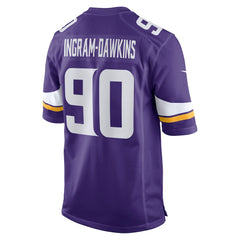 Tyrion Ingram-Dawkins Minnesota Vikings Team Game Jersey - Purple discount