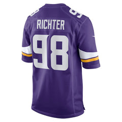 Bo Richter Minnesota Vikings Team Game Jersey - Purple sale