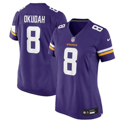 Jeff Okudah Minnesota Vikings Women's Team Game Jersey - Purple online