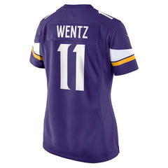 Carson Wentz Minnesota Vikings Women's Team Game Jersey - Purple online