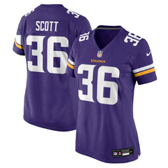 Zavier Scott Minnesota Vikings Women's Team Game Jersey - Purple cheap