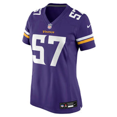 Chaz Chambliss Minnesota Vikings Women's Team Game Jersey - Purple on sale