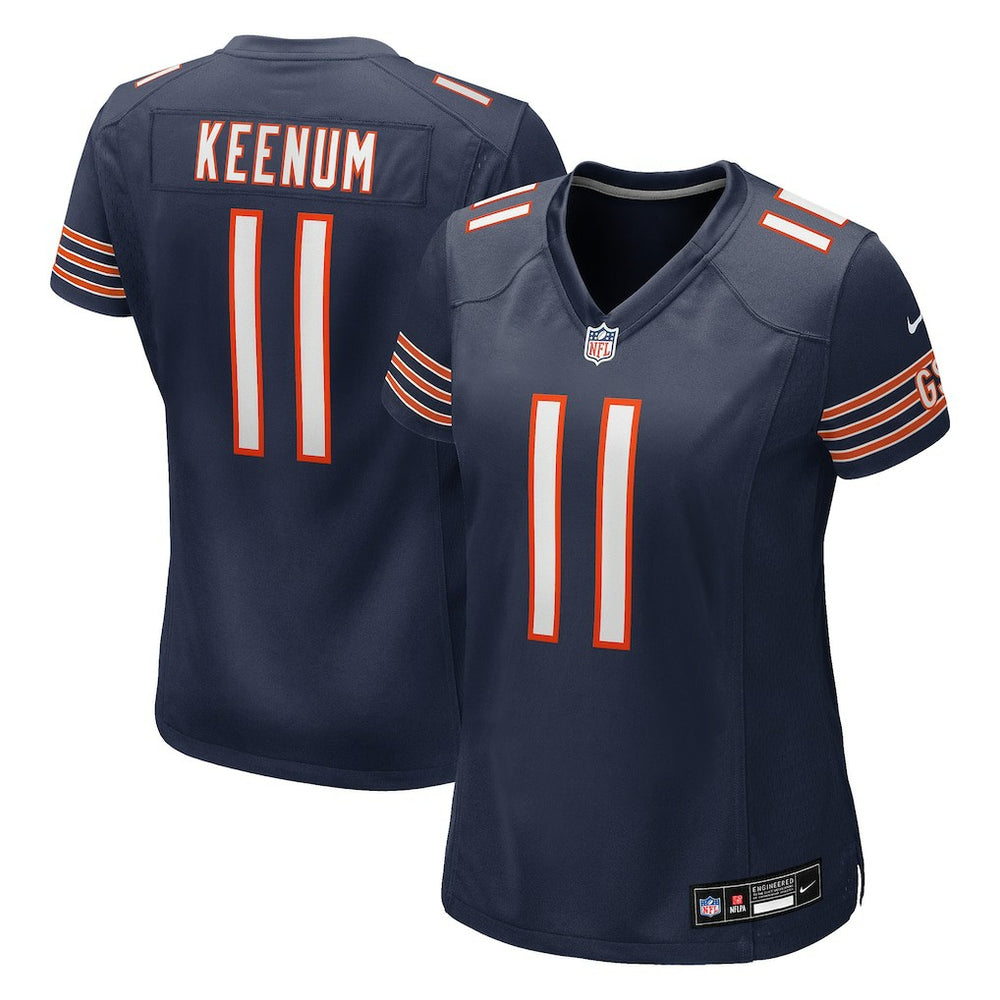 Case Keenum Chicago Bears Women's Team Game Jersey - Navy for sale
