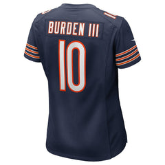 Luther Burden III Chicago Bears Women's Team Game Jersey - Navy for sale