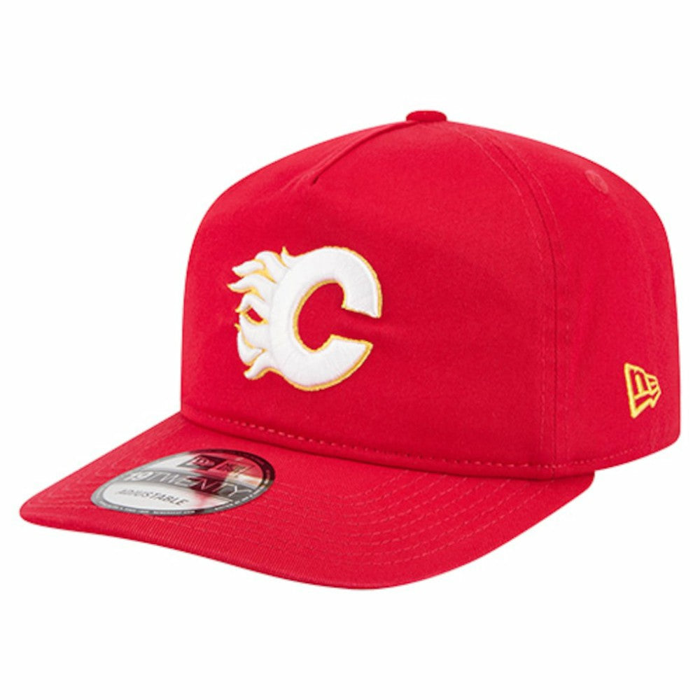 Calgary Flames New Era 19TWENTY Adjustable Hat - Red Hats