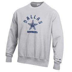 Dallas Cowboys Champion Reverse Weave Fleece Sweatshirt - Heather Gray for sale