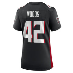 Josh Woods Atlanta Falcons Women's Team Game Jersey - Black online