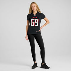 Jack Nelson Atlanta Falcons Women's Team Game Jersey - Black outlet