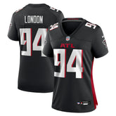 LaCale London Atlanta Falcons Women's Team Game Jersey - Black cheap